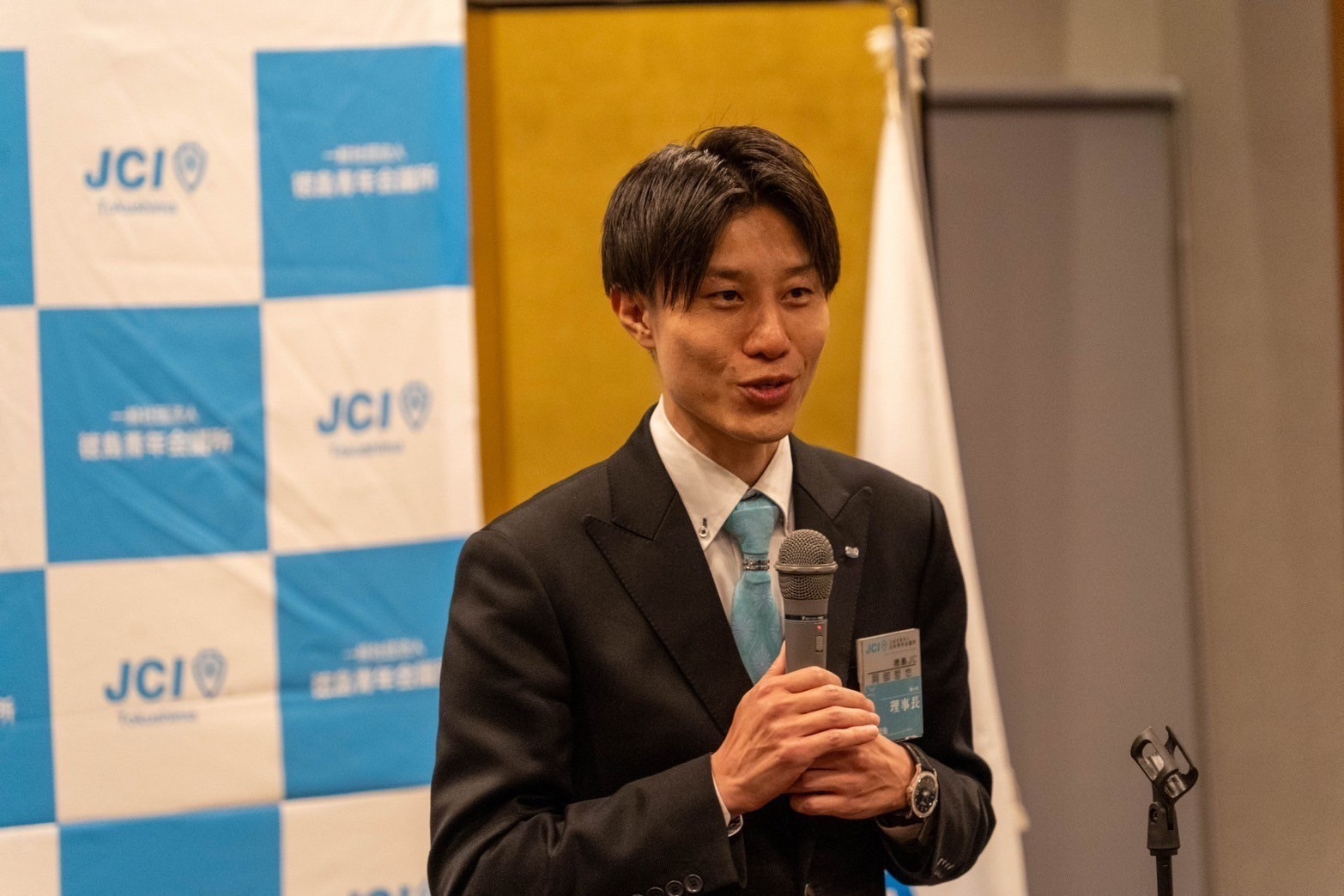 第69第理事長　阿部哲也君の挨拶